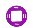 Purple Picture Frame Fobbie