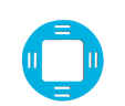 Teal Picture Frame Fobbie