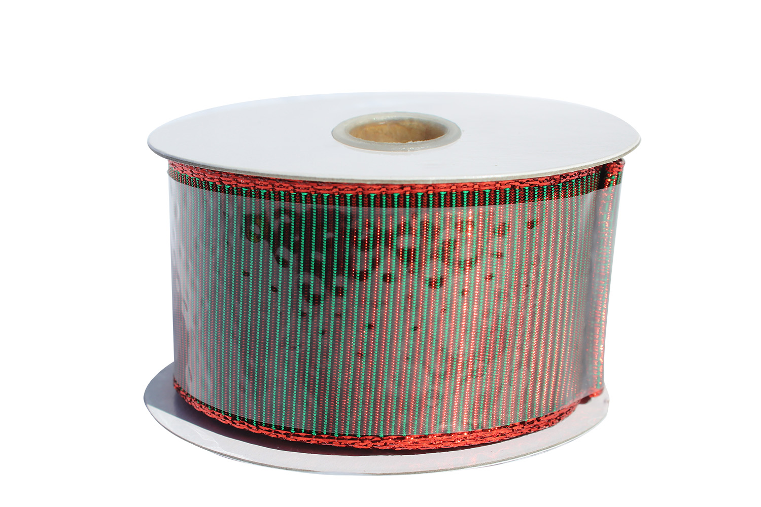 Red/Green Iridescent Ribbon – 1.5 inch - Fobbie